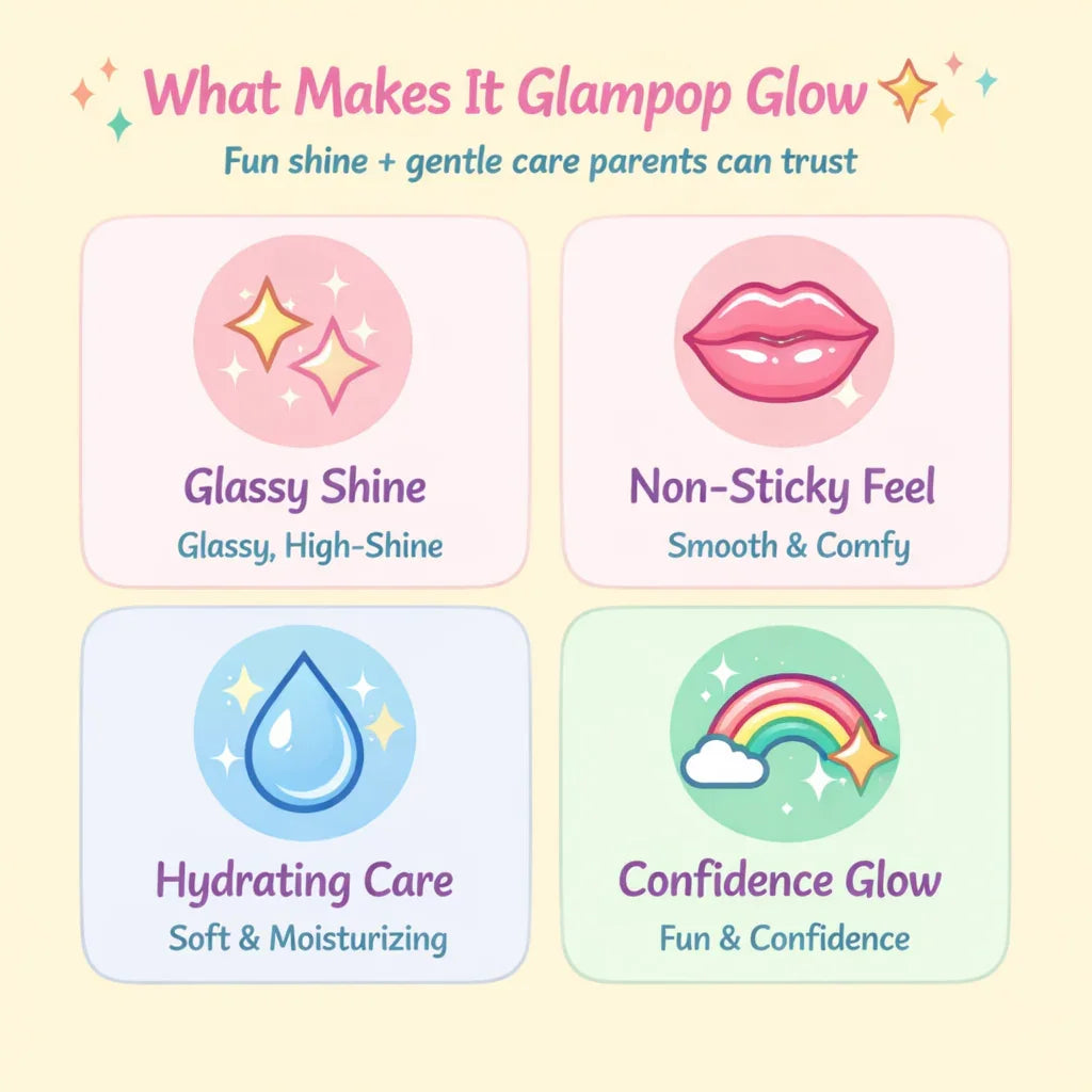 🌼Twinkle & Bloom Glampop Lip Balm Gloss