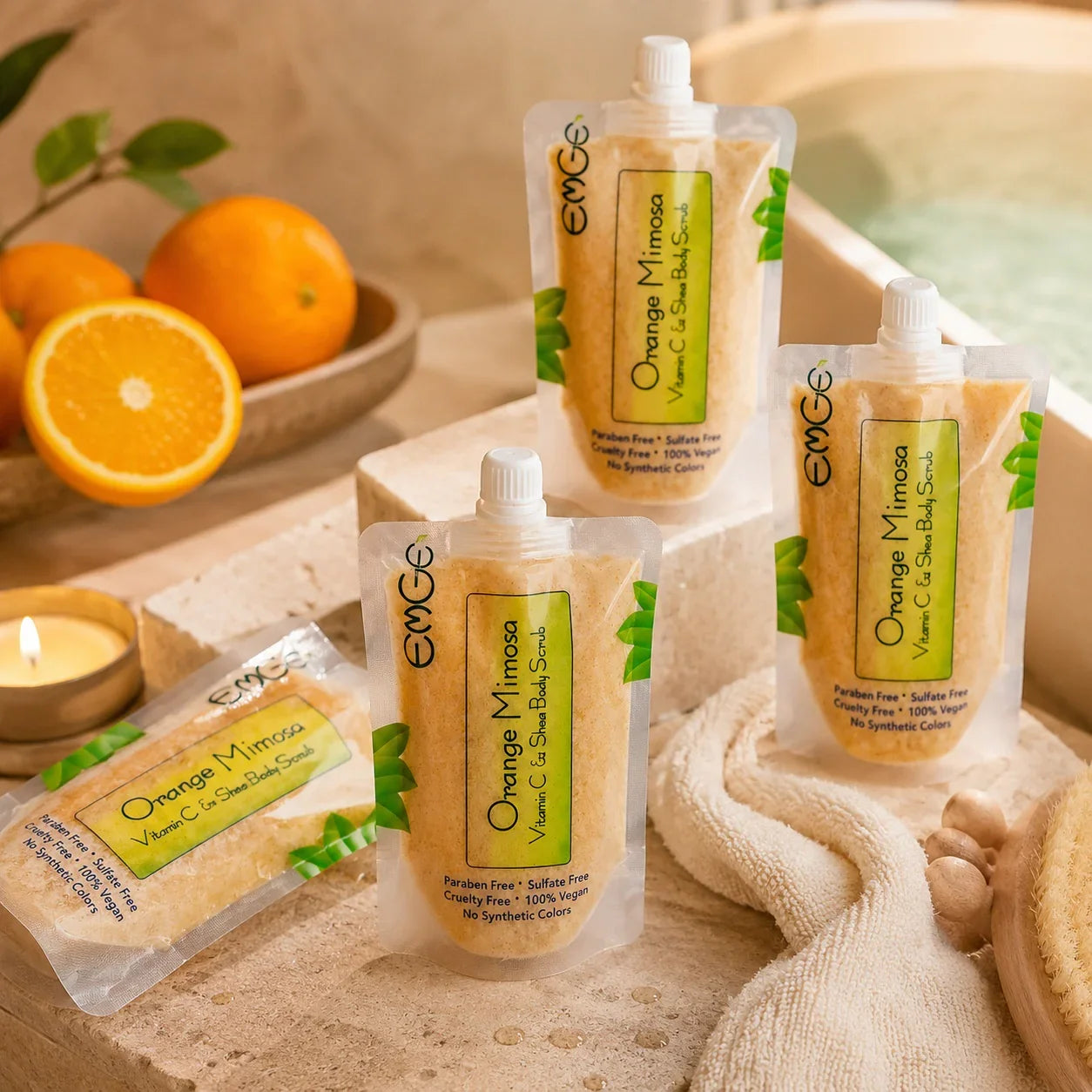 Orange Mimosa Body Scrub
