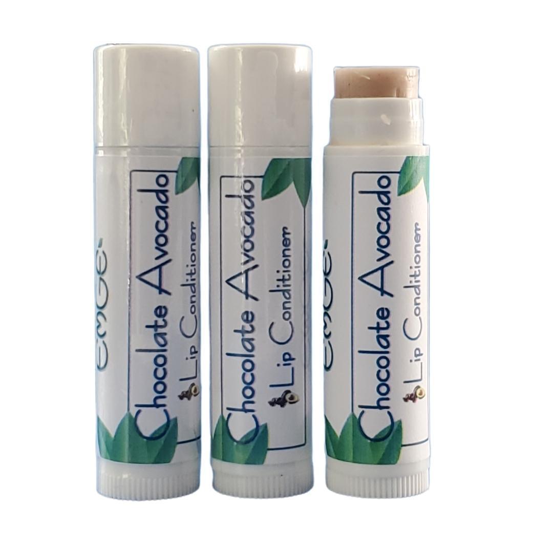 Chocolate Avocado Lip Conditioner 3-Pack - EmGe Naturals