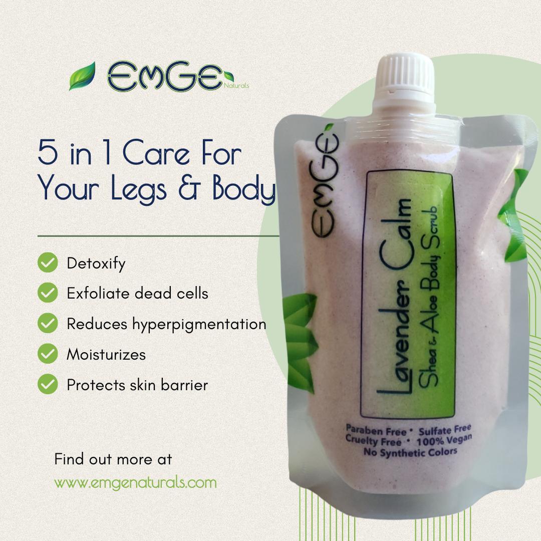 Lavender Calm Body Scrub - EmGe Naturals