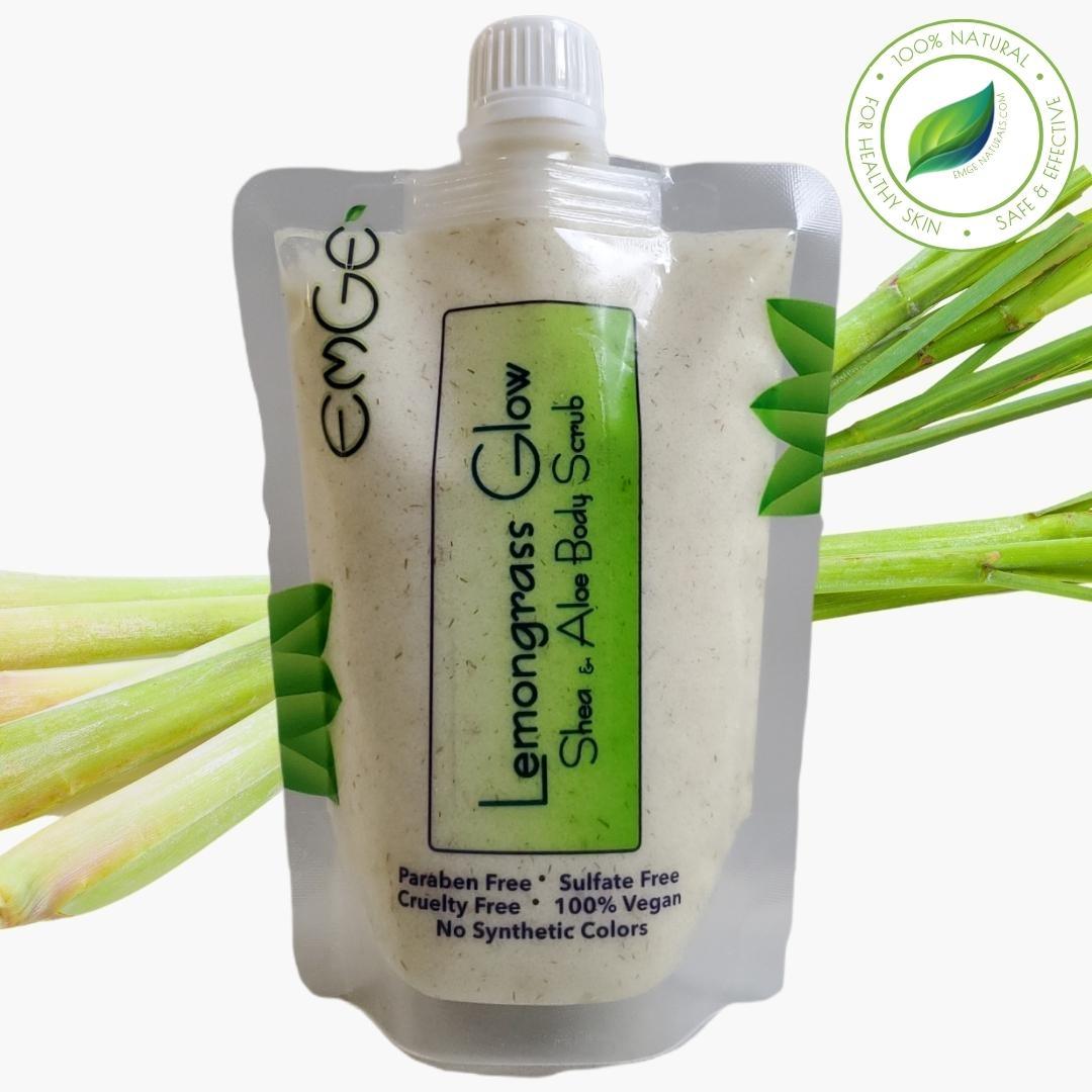 Lemongrass Glow Body Scrub - EmGe Naturals