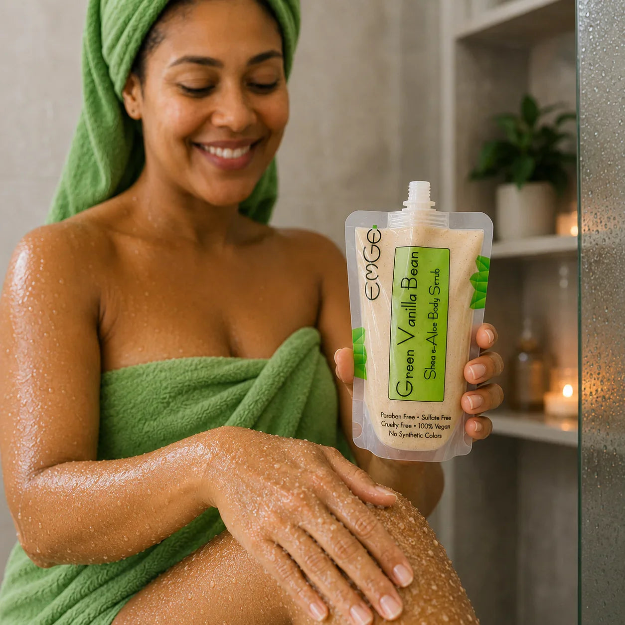 Green Vanilla Bean Body Scrub