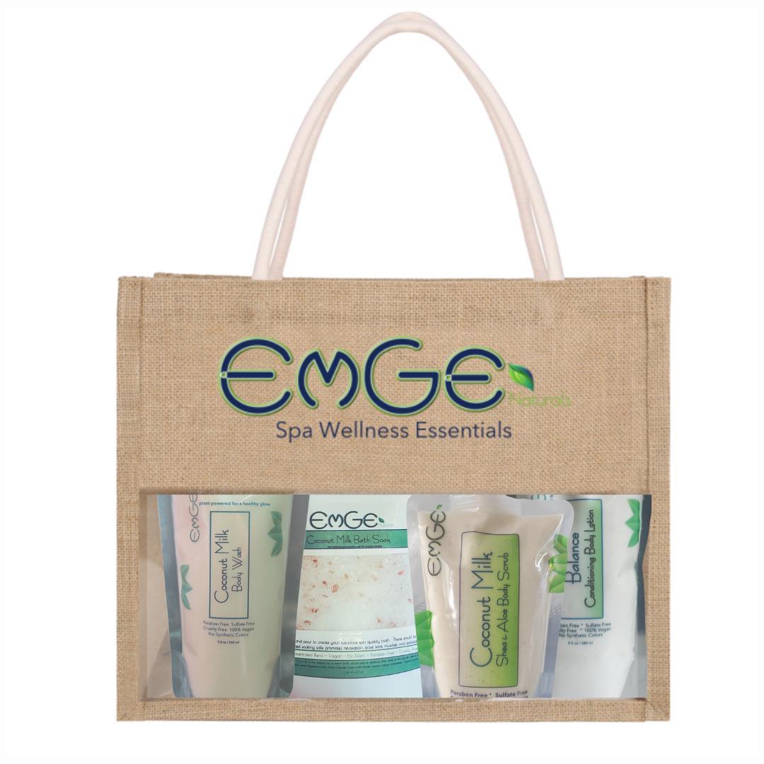 Ultimate Spa Wellness Gift Set by EmGe Naturals