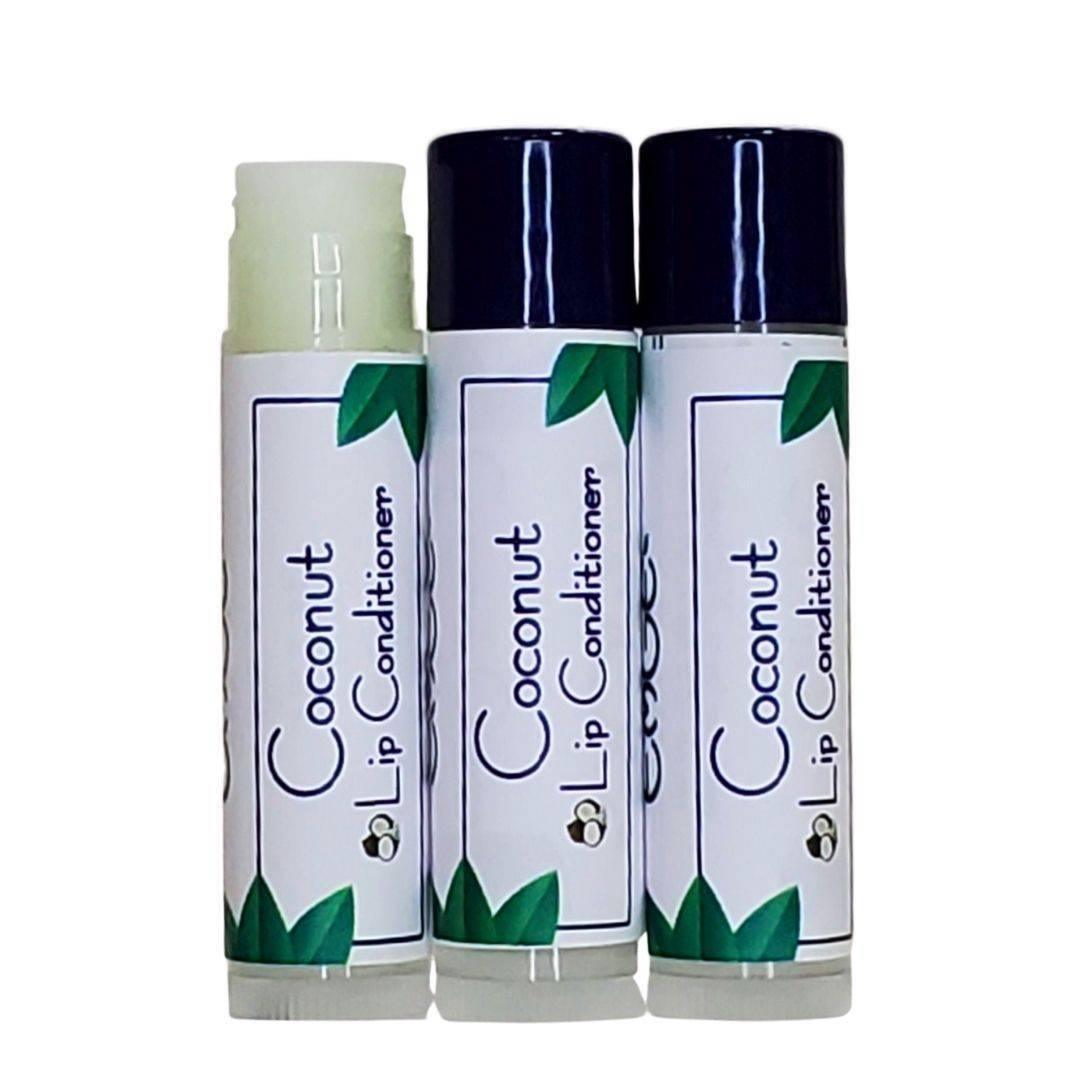 Coconut Lip Conditioner 3-Pack - EmGe Naturals