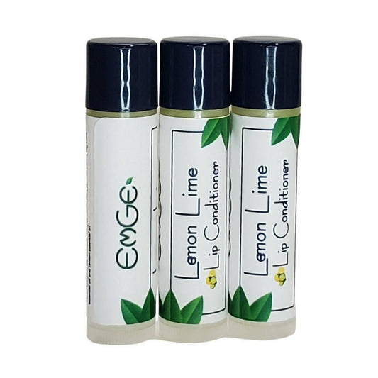 Lemon Lime Lip Conditioner 3-Pack - EmGe Naturals